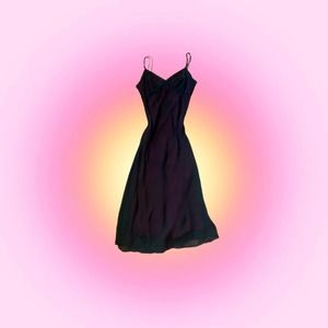 Vintage 90s/Y2K vampy black and purple/magenta layered dress